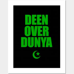 Deen Over Dunya Posters and Art